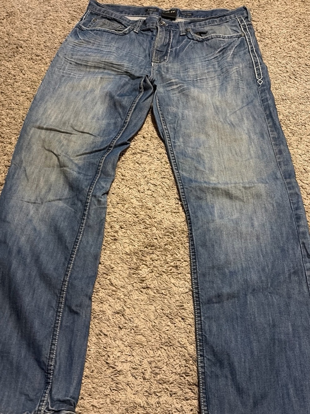 Helix Men's Light Blue Bootcut Jeans